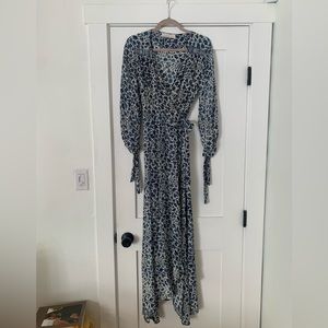 Natalie Martin Silk Floral Maxi Dress XS